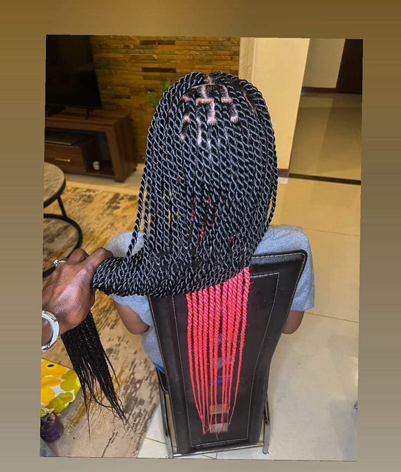 Peekaboo Twists for Melanin Women