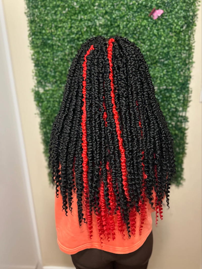 Peekaboo Twists for Melanin Women