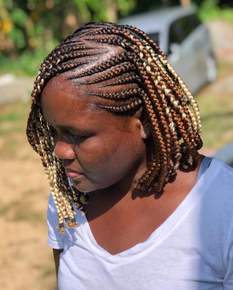 Asymmetrical Short Bob Hiartyle