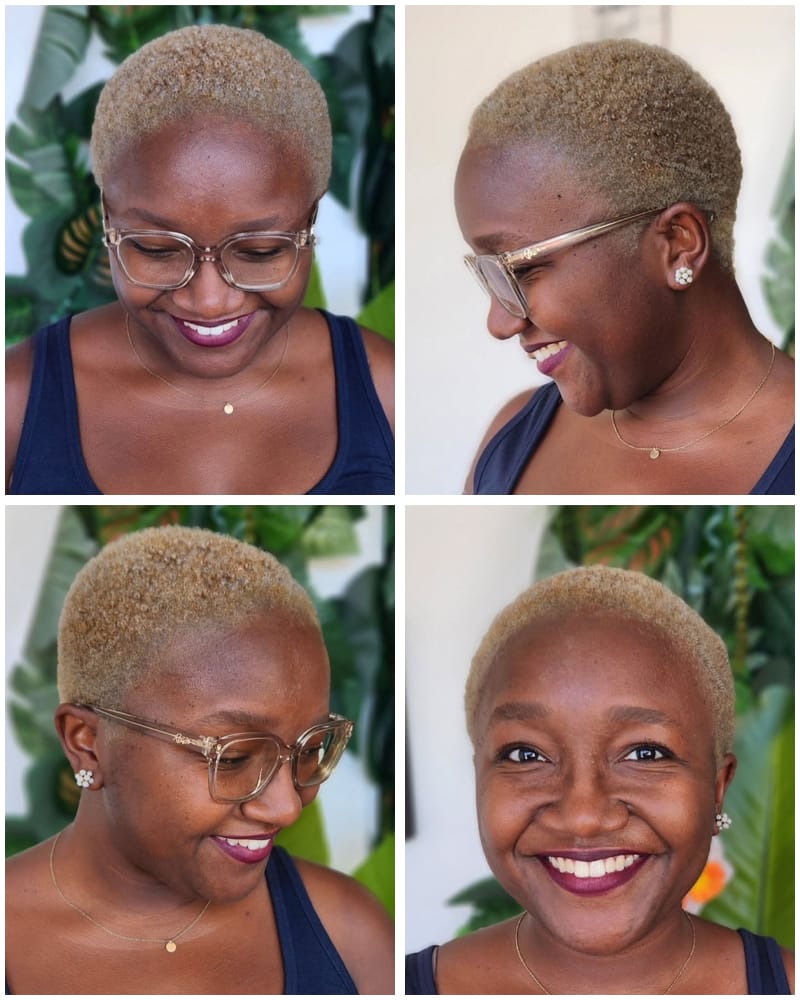 Beautiful Short Natural Hair for Desk Jobs