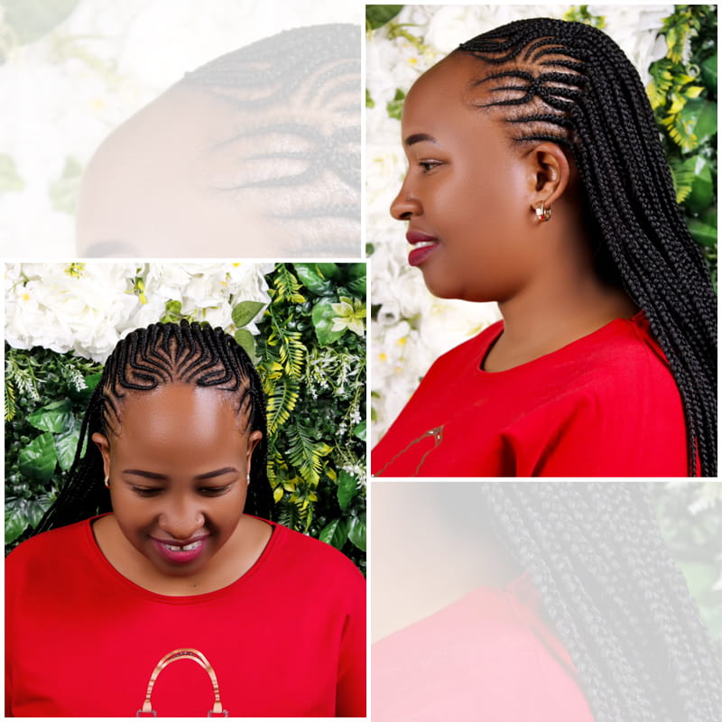 Conventional Fulani Cornrow Braids