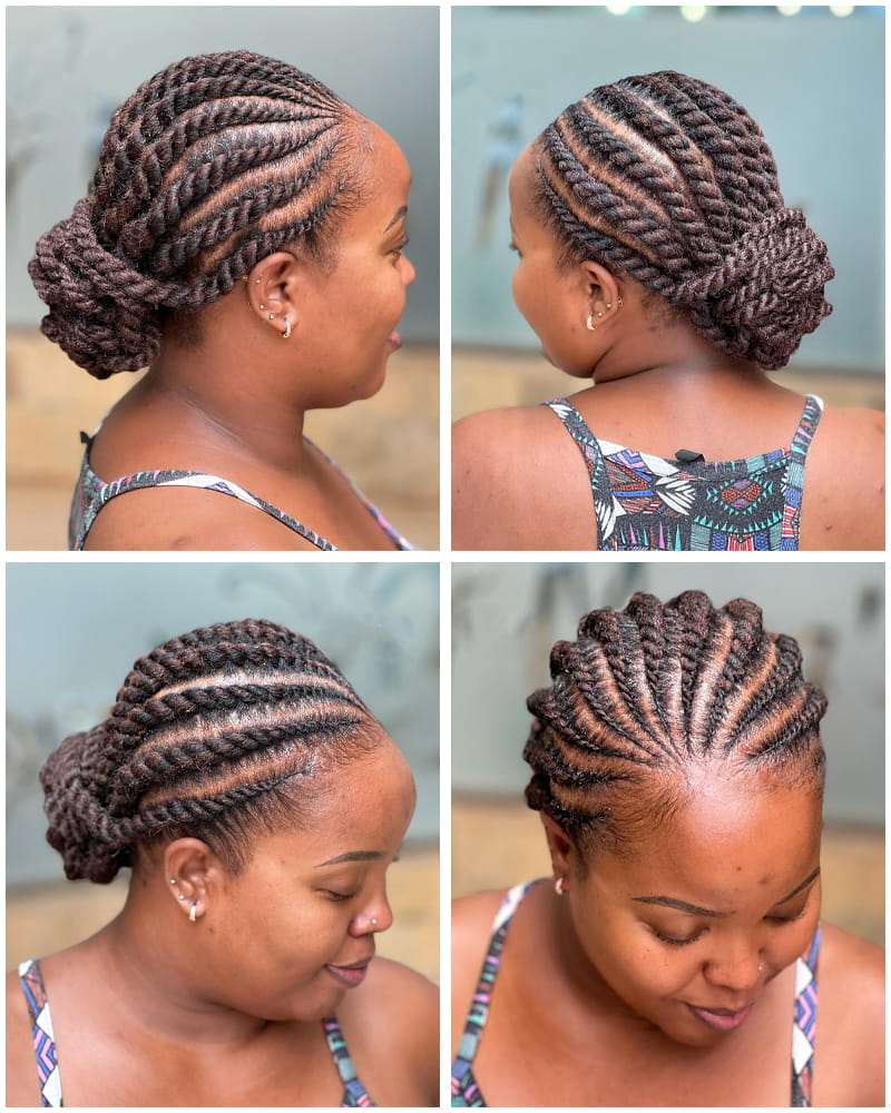 Corporate Flat Twists Styles for African American Women