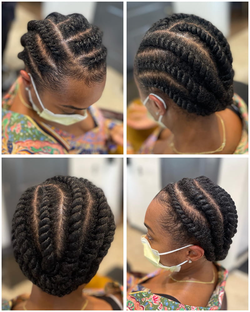 Flant Twist Low Bun for Office Jobs
