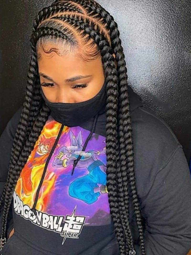 Jumbo Staggered Pop Smoke Braids