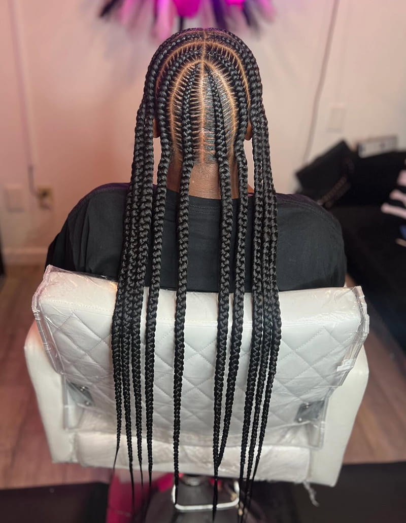 Long Pop Smoke Braids