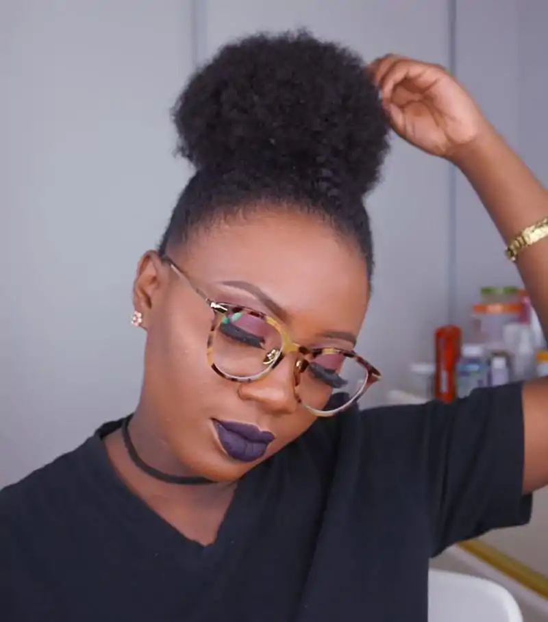Natural High Afro Puff for Professionals