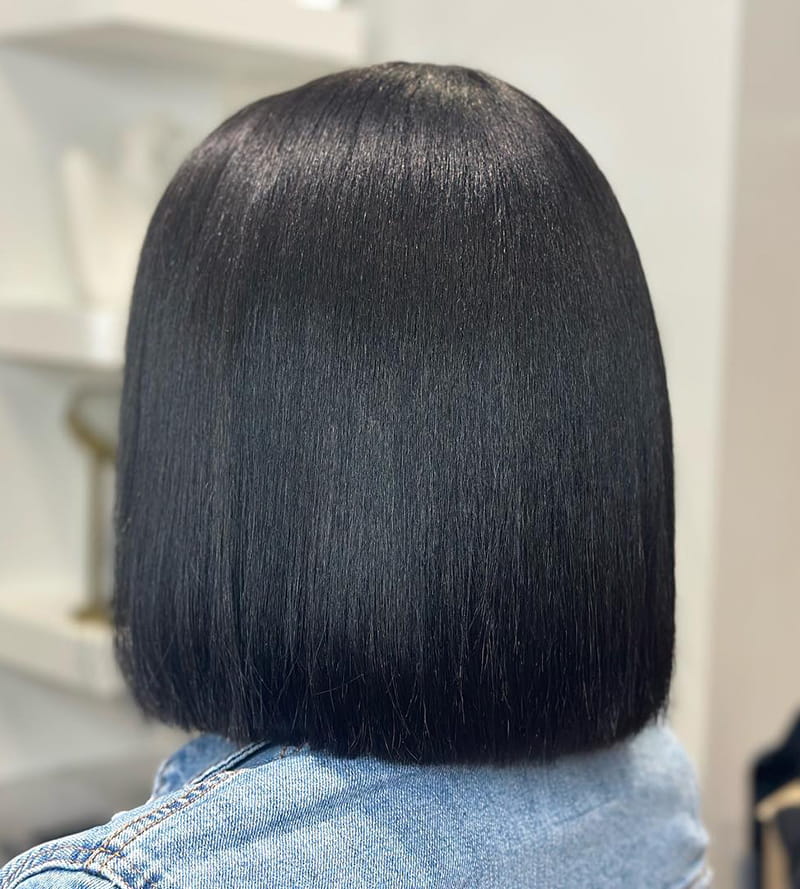Natural Short Bob for Black Women