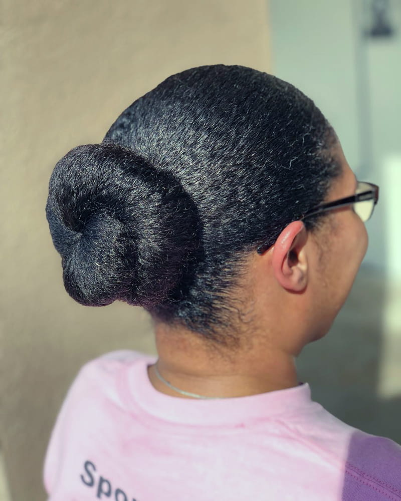 Natural Sleek Bun