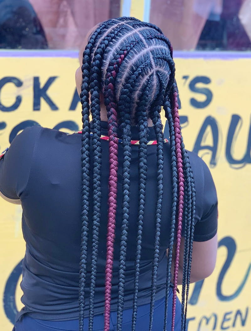 Peekaboo Pop Smoke Cornrows