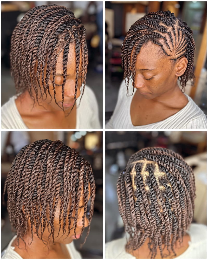 Professional Natural Twist Outs