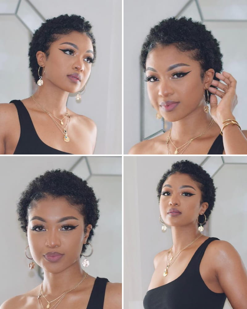 Professional Short Natural Curls