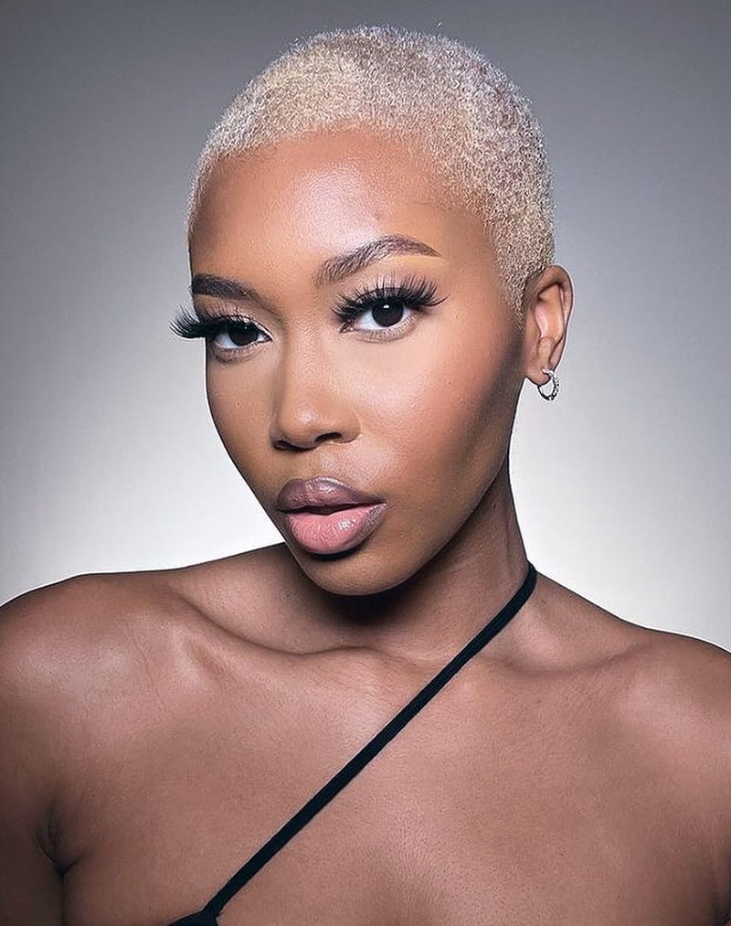 Short Buzz Cut for Professional Black Women