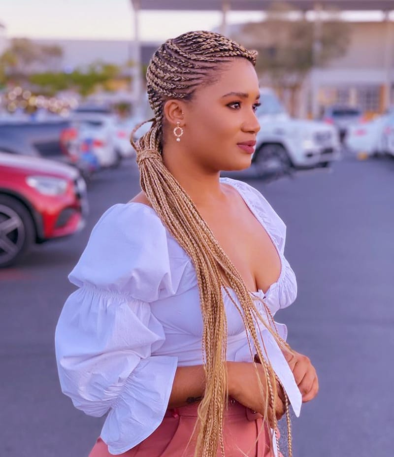 Trending Cornrow Braid Hairstyle