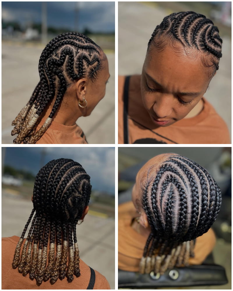 Zigzag Braids for Black Women