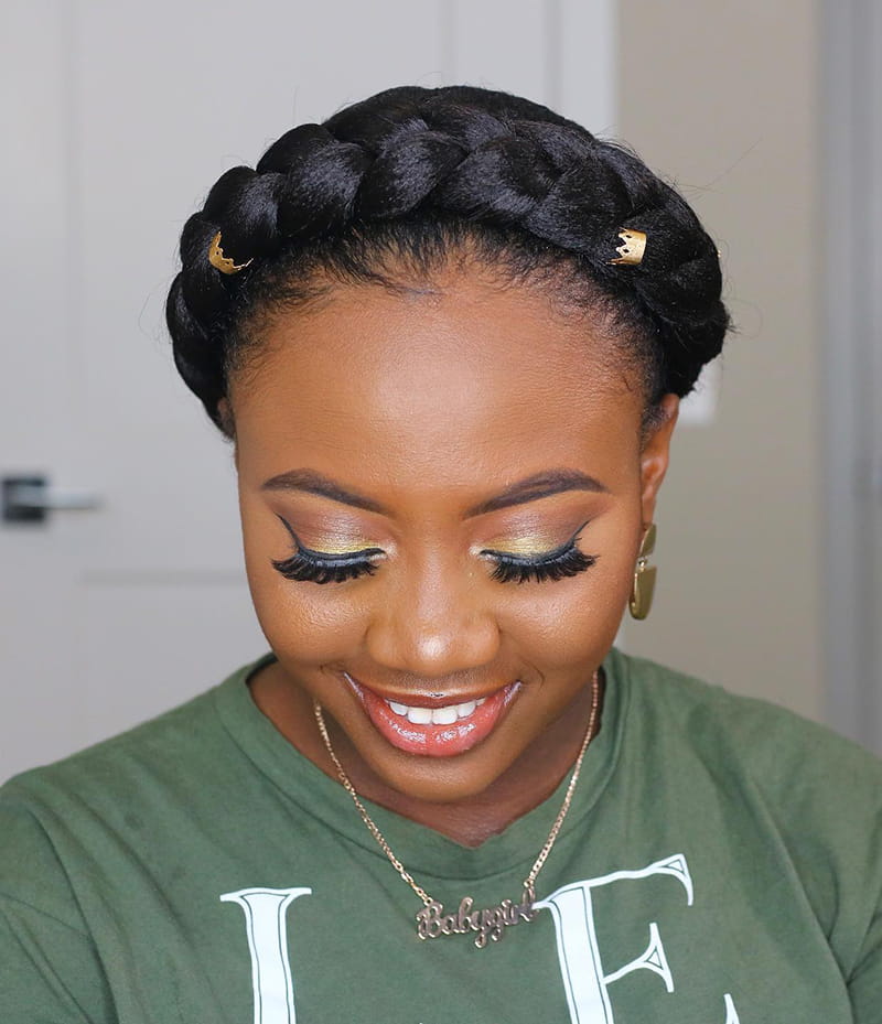Halo Braids for Office Time
